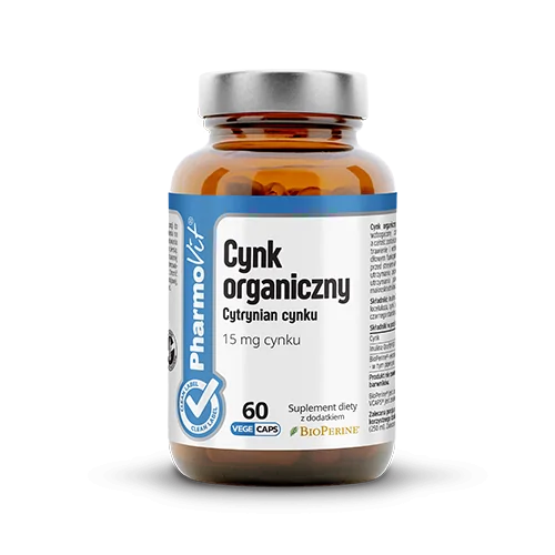 CYNK ORGANICZNY DOBRZE PRZYSWAJALNY 15 MG 60 KAPS