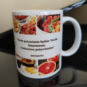 KUBEK MOTYWACYJNY Z CYTATEM HIPOKRATESA – AUTORSKI PROJEKT STAROSTECKIEJ