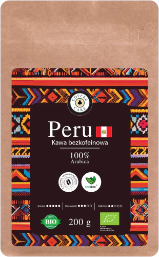 Kawa Arabica Peru bezkofeinowa 200g EKO