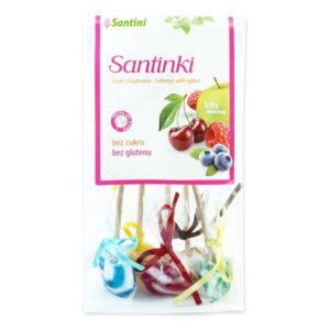 NATURALNE Lizaki MIX z ksylitolem i naturalnymi barwnikami 50g (5x10g)