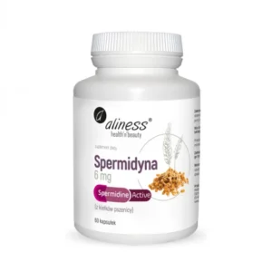 Spermidyna Active 6 mg z Kiełków Pszenicy (60 kaps) Aliness ENERGIA I MŁODOŚĆ
