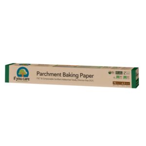 Kompostowalny papier do pieczenia w rolce, niewybielany chlorem-bez dioksyn 19,8 m