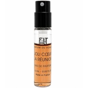 Ekskluzywna ekologiczna naturalna  woda perfumowana, zapach: Joli Coeur - La Reunion, pojedyncza próbka -starcza na kilka razy : 1,5 ml, FiiLiT